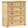 vidaXL Kommode Corona 80x40x89 cm heltre furu