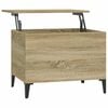 vidaXL Salongbord sonoma eik 60x44,5x45 cm konstruert tre
