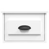 vidaXL Veggmonterte nattbord 2 stk hvit 41,5x36x28 cm