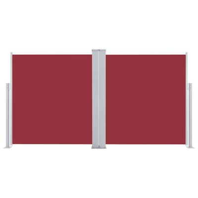 vidaXL Uttrekkbar sidemarkise 117x600 cm rød
