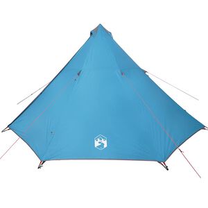 vidaXL Familietelt tipi for 8 personer bl&aring; vanntett
