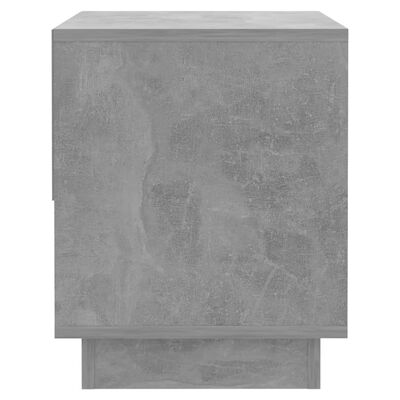 vidaXL Nattbord betonggrå 45x34x44 cm sponplate