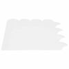 vidaXL Fiskeskala flis 10 pcs Hvit 30 x 30 cm Polyuretan og PET