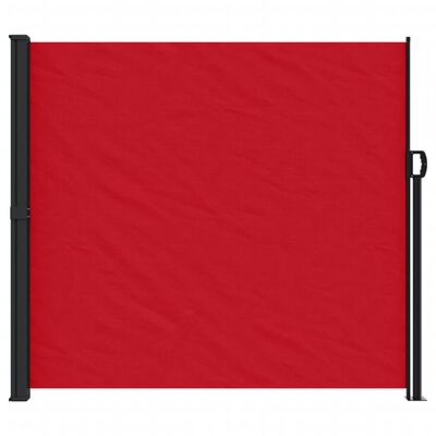 vidaXL Uttrekkbar sidemarkise rød 180x300 cm