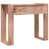 vidaXL Konsollbord 90x35x75 cm heltre teak