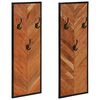 vidaXL Knaggrekker 2 stk 35x1x90 cm heltre akasie