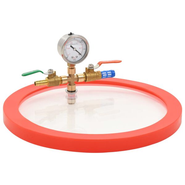 vidaXL Vakuumkammer rustfritt st&aring;l 11,42 L