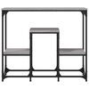vidaXL Konsollbord grå sonoma 89,5x28x76 cm konstruert tre