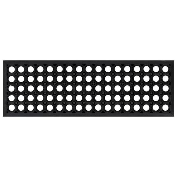 vidaXL Trappetrinn 10 stk 25x75 cm gummi