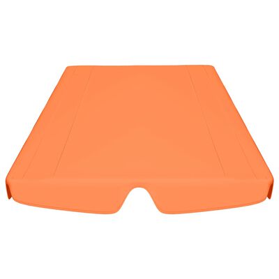 vidaXL Erstatningsbaldakin hagehuske oransje 150/130x70/105cm 270g/m²
