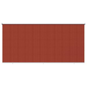 vidaXL Utend&oslash;rs Rullegardin 90% UV-blokk Terracotta 240 x 140 cm HDPE
