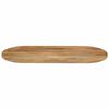 vidaXL Bordplate 120x60x2,5 cm oval heltre mango