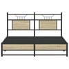vidaXL Sengeramme uten madrass sonoma eik 140x200 cm konstruert tre