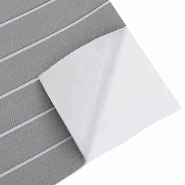 vidaXL Båt Gulv Lys grå og hvit 240 x 90 cm EVA skum