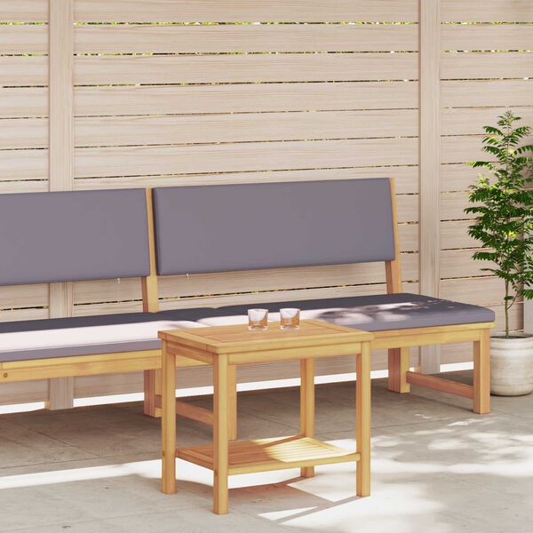 vidaXL Sidetabell Olje naturlig 50 x 35 x 45 cm Solid akasietre