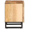 vidaXL Nattbord 40x34x46 cm grovt heltre mangotre