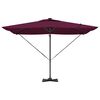 vidaXL Parasoll Vinrød 286 x 285 x 270 cm Aluminium