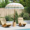 vidaXL Balinesisk Parasol Krem 185 x 185 x 260 cm