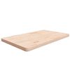 vidaXL Benkeplate til bad 100x60x4 cm ubehandlet heltre
