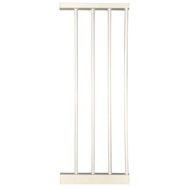 Noma Forlenger til sikkerhetsgrind Easy Pressure Fit 28 cm metall hvit 93972