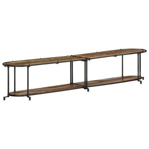 vidaXL TV-benk 200x42x40 cm gjenvunnet heltre