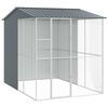 vidaXL Fuglebur Antrasitt 215 x 310 x 247 cm Galvanisert St&aring;l
