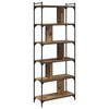 vidaXL Bokhylle Gammelt tre 76 x 32 x 192 cm Konstruert tre