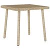 vidaXL Hage salongbord rektangul&aelig;r beige 40x40x37 cm polyrotting