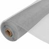 vidaXL Nettingskjerm aluminium 100x500 cm s&oslash;lv