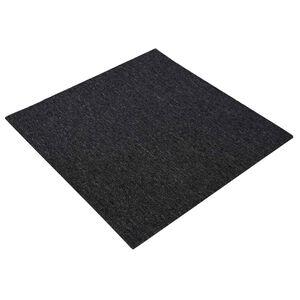 vidaXL Teppeflis M&oslash;rkegr&aring; 50 x 50 cm 36 stk. PP og Bitumen