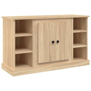 vidaXL Skjenk sonoma eik 100x35,5x60 cm konstruert tre