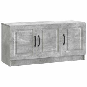 vidaXL TV-skap Betonggr&aring; 99 x 34,5 x 47 cm Konstruert tre