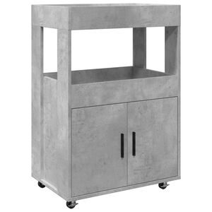 vidaXL Bartralle betonggr&aring; 60x39,5x89 cm konstruert tre