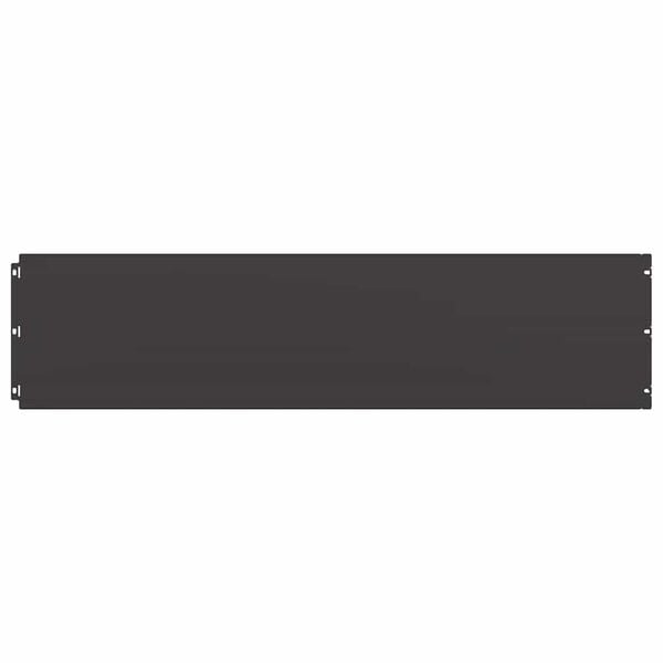 vidaXL Plenkanter 20 stk svart 25x103 cm kaldvalset st&aring;l