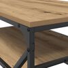 vidaXL Kaffebord Artisan Eik 90 x 50 x 40 cm