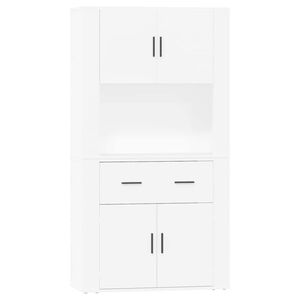 vidaXL Highboard hvit konstruert tre