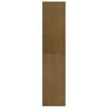 vidaXL Bokhylle/romdeler honningbrun 40x30x135,5 cm heltre furu