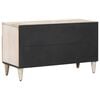 vidaXL TV-skap med lagring Hvit 80 x 31,5 x 46 cm Massiv mango tre