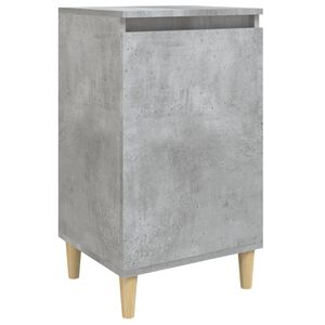 vidaXL Nattbord betonggr&aring; 40x35x70 cm konstruert tre