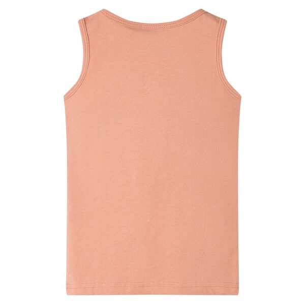 Singlet for barn lyseoransje 116