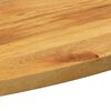 vidaXL Bordplate 140x50x2,5 cm oval heltre mango