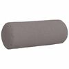 vidaXL Bolster puter 2 pcs Gråbrun Ø 15 x 40 cm stoff