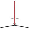 vidaXL Tennis Nett Svart og R&oslash;d 595 x 90,5 x 87 cm Polyester