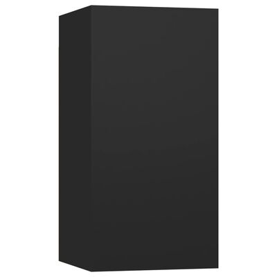 vidaXL TV-benk svart 30,5x30x60 cm sponplate