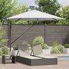 vidaXL Kantilever bananparasol sand 294 x 294 x 248 cm