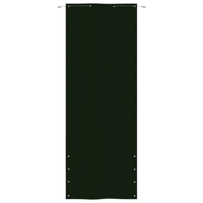 vidaXL Balkongskjerm mørkegrønn 80x240 cm oxfordstoff