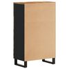 vidaXL Highboard med skuff 60x33x100 cm heltre mango og jern