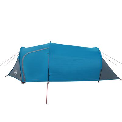 vidaXL Tunneltelt for camping 2 personer blå vanntett