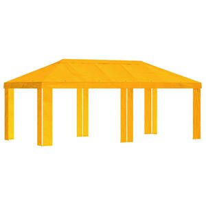 vidaXL Gazebo Deksel 6 x 3 m Gul Polyester 190