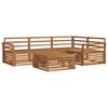 vidaXL Utend&oslash;rs sofa-sett 5 pcs Naturlig